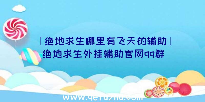 「绝地求生哪里有飞天的辅助」|绝地求生外挂辅助官网qq群